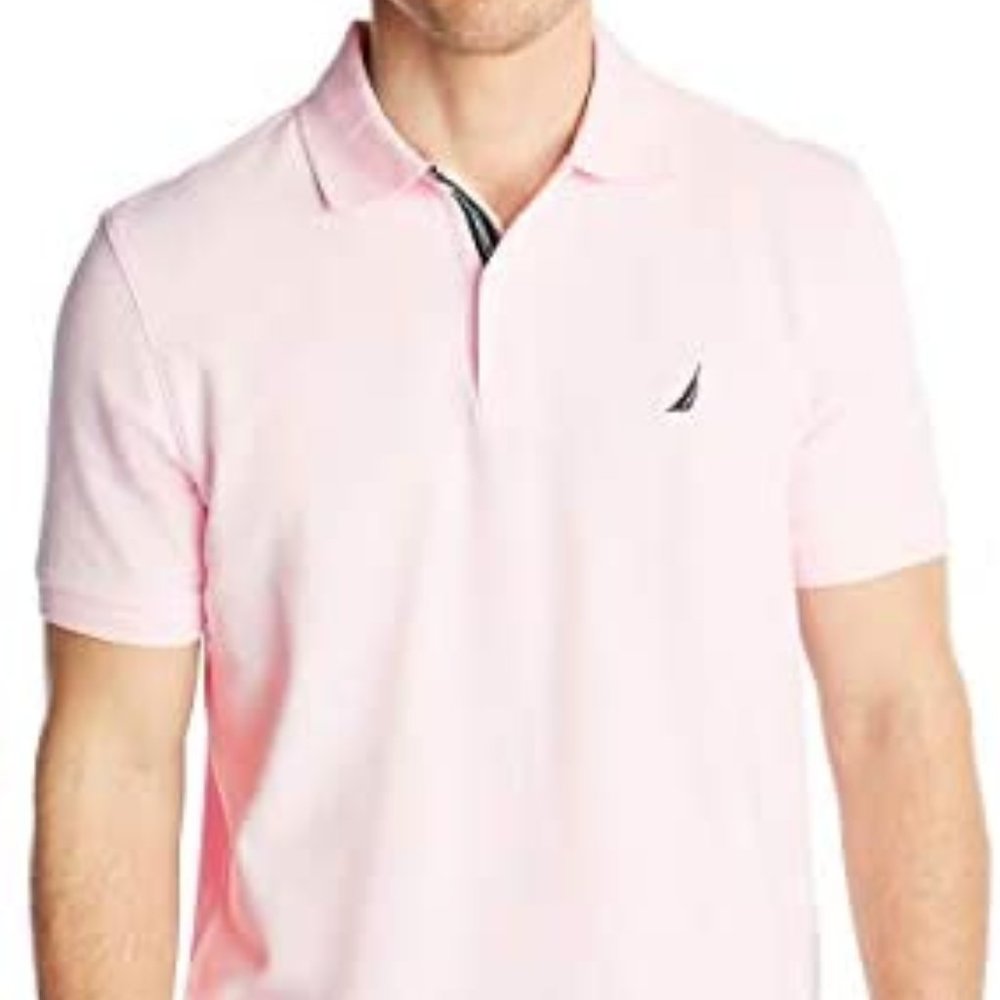 NAUTICA CLASSIC FIT SOLID MESH POLO SHIRT New With Tags NWT